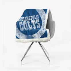 Indianapolis Colts Professional NFL Team Sherpa Fleece Blanket 2