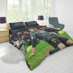 Inspirational Football Thibaut Courtois Duvet Cover 1