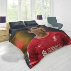 Inspiring Liverpool Football Roberto Firmino Duvet Cover 1