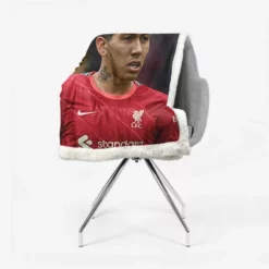 Inspiring Liverpool Football Roberto Firmino Sherpa Fleece Blanket 2