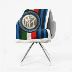 Inter Milan Champions League Club Sherpa Fleece Blanket 2