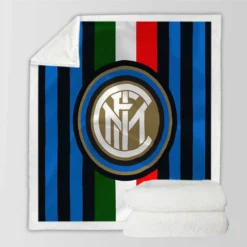 Inter Milan Champions League Club Sherpa Fleece Blanket