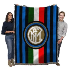 Inter Milan Champions League Club Woven Blanket