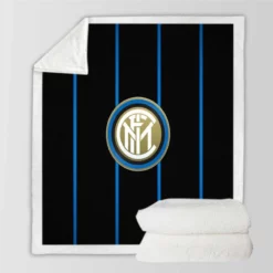 Inter Milan Classic Football Team Sherpa Fleece Blanket