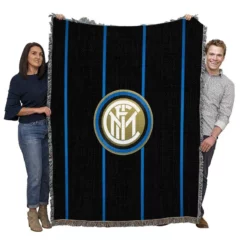 Inter Milan Classic Football Team Woven Blanket