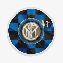 Inter Milan Copa America Club Round Beach Towel