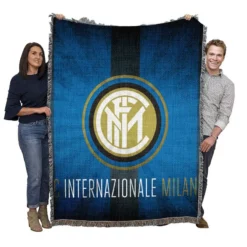 Inter Milan Energetic Football Club Woven Blanket