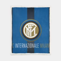 Inter Milan Excellent Football Club Sherpa Fleece Blanket 1