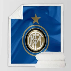 Inter Milan Popular Football Club Sherpa Fleece Blanket