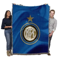 Inter Milan Popular Football Club Woven Blanket