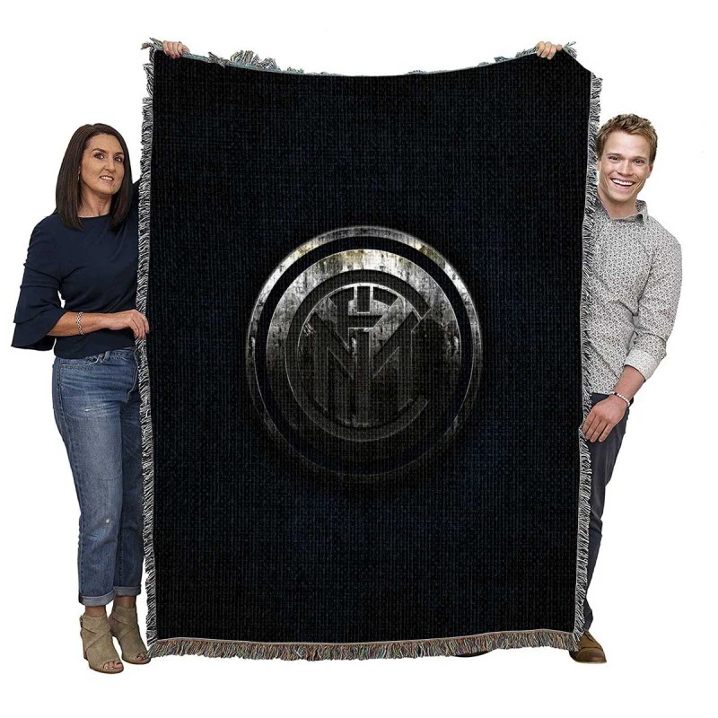 Inter Milan Powerful Football Team Woven Blanket