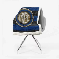 Inter Milan Professional Football Club Sherpa Fleece Blanket 2