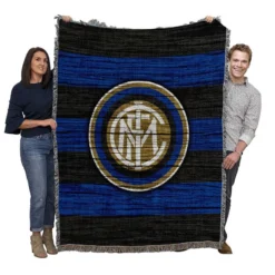 Inter Milan Professional Football Club Woven Blanket