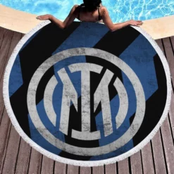 Inter Milan awarded Football Club Round Beach Towel 1