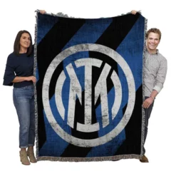 Inter Milan awarded Football Club Woven Blanket