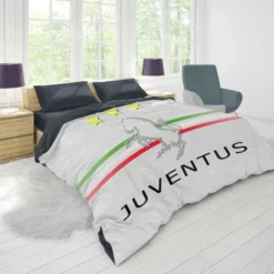 Italian Popular Soccer Club Juve Logo Duvet Cover 1