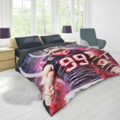 JJ Watt Classic NFL American Football Player Duvet Cover 1