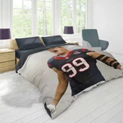 JJ Watt Houston Texans Excellent NFL Football Player Duvet Cover 1