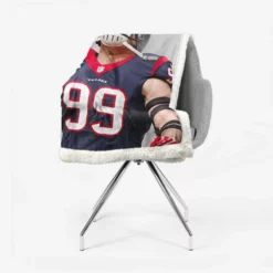 JJ Watt Popular NFL American Football Player Sherpa Fleece Blanket 2