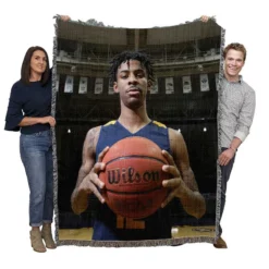 Ja Morant American Professional Basketball Player Woven Blanket