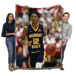 Ja Morant Popular NBA Basketball Player Woven Blanket
