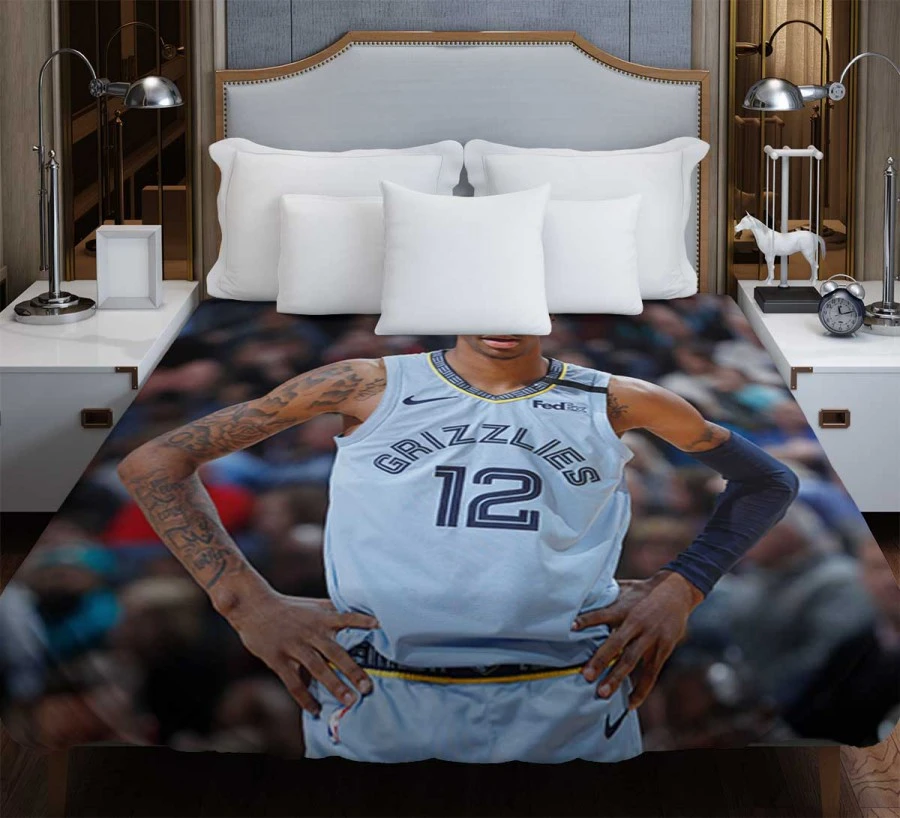 Ja Morant Top Ranked NBA Basketball Player Duvet Cover