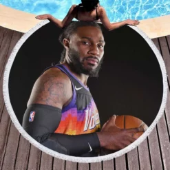 Jae Crowder Popular NBA Basketball Player Round Beach Towel 1