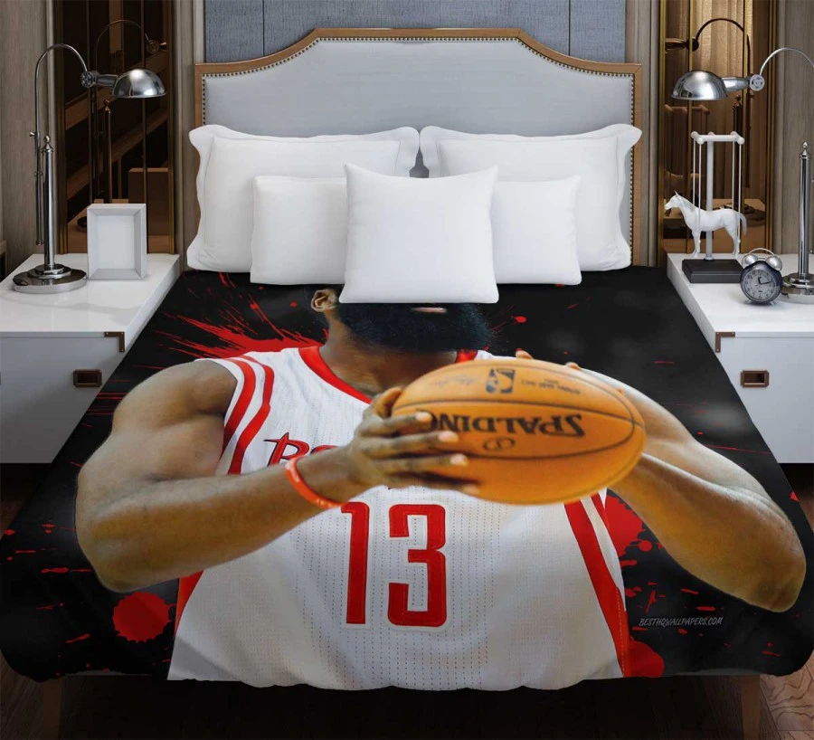 James Edward Harden Jr NBA Basketball Player Duvet Cover