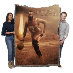 James Harden Strong NBA Basketball Player Woven Blanket