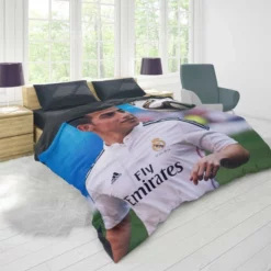 James Rodriguez Popular Real Madrid Football Player Duvet Cover 1