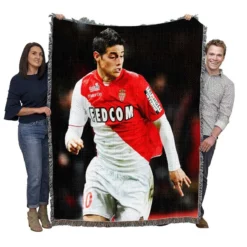 James Rodriguez Professional Football Soccer Player Woven Blanket