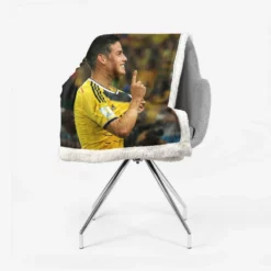 James Rodriguez Top Colombian Football Player Sherpa Fleece Blanket 2