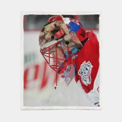 Jaroslav Halak Professional NHL Hockey Player Sherpa Fleece Blanket 1