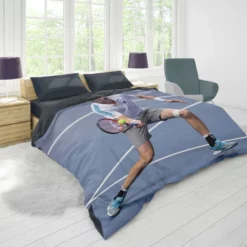 John Robert Isner Popular American Tennis Player Duvet Cover 1