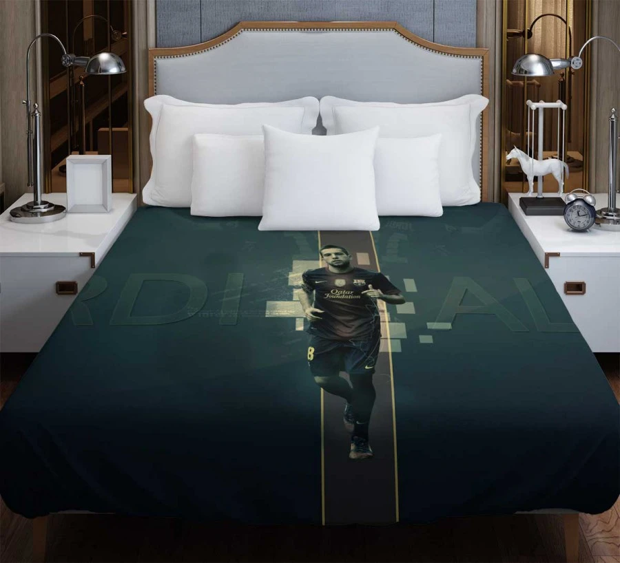 Jordi Alba Popular Barcelona Player Duvet Cover