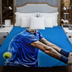 Juan Martin del Potro Excellent Argentinian Tennis Player Duvet Cover