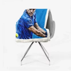 Juan Martin del Potro Excellent Argentinian Tennis Player Sherpa Fleece Blanket 2