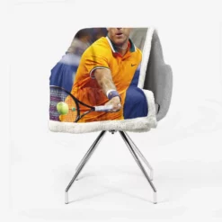 Juan Martin del Potro Professional Tennis Player Sherpa Fleece Blanket 2