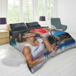 Julia Goerges Top Ranked German Tennis Player Duvet Cover 1