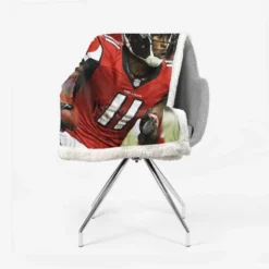 Julio Jones Energetic NFL Football Player Sherpa Fleece Blanket 2