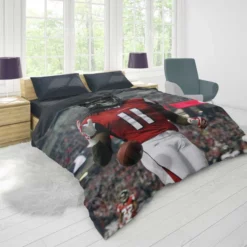 Julio Jones Top Ranked NFL Football Player Duvet Cover 1