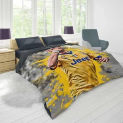 Juve Hulking Soccer Player Paulo Bruno Dybala Duvet Cover 1