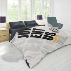 Juve Italia Traditional Football Club Logo Duvet Cover 1