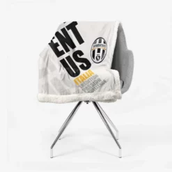 Juve Italia Traditional Football Club Logo Sherpa Fleece Blanket 2