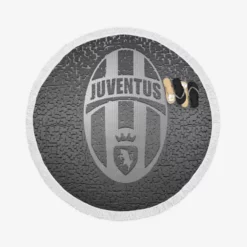 Juventus FC Awarded Italian Football Club Round Beach Towel