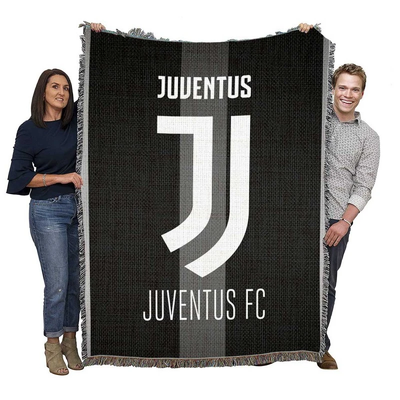 Juventus FC Classic Soccer Team Woven Blanket