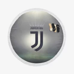 Juventus FC Competitive Football Club Round Beach Towel