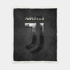 Juventus Logo European Cups Football Club Sherpa Fleece Blanket 1