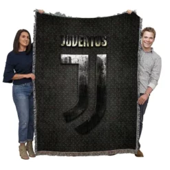 Juventus Logo European Cups Football Club Woven Blanket