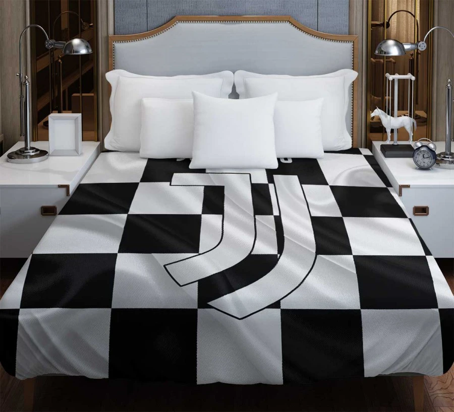 Juventus Logo Supercoppa Italiana Club Duvet Cover